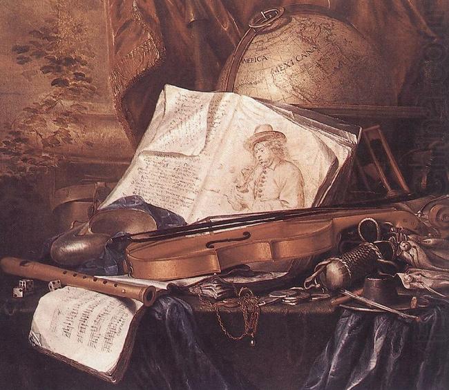 Pieter de Ring Still Life of Musical Instruments china oil painting image